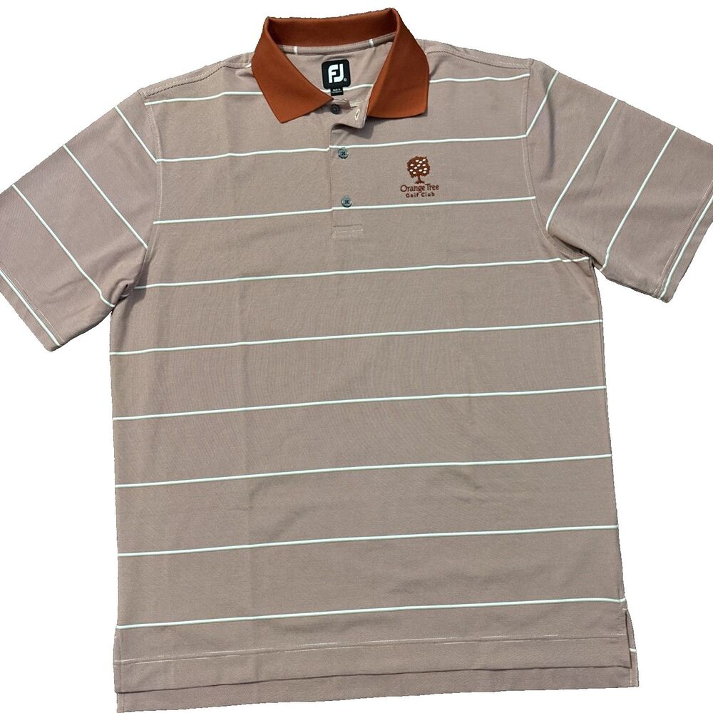 NWOT ORANGE TREE GOLF CLUB Orlando FL Mens XL Golf Polo FootJoy - Orange NEW